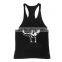 Hot selling mens bodybuilding gold gym singlet with custom design                        
                                                Quality Choice