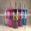 16 oz straight double wall acrylic straw tumblers