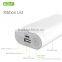 GOLF D12GB 5000MAH Smart LED Table Lamp power bank 1A Output USB Three Block LED Dimming power bank