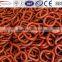 Red painted alloy steel D-ring