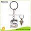 Factory Wholesale Custom Diamond Alphabet S Letter Keychain