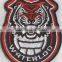 Directly factory tiger badge cheap 100% custom embroidery patches for garments