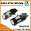 2016 newest and brightest error free T20 7443 1156 BA15S 1157 BAY15D 3157 2835 27w 800 lumen high power led bulb