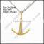 wholesale rose gold anchor charms