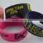 Rubber elastic sublimation printed bracelet polyester woven wristband                        
                                                Quality Choice