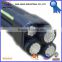 electrical overhead aerial twisted cable