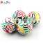 Striated colorful fashion design china factory bouncing ball