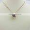 2016 Latest Fashion Design Rose Gold Heart Jewelry Necklace