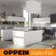 2016 New Modern White and Gray Matte Lacquer kitchen cabinet designs