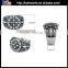 Fashion men's titanium 316L stinless steel stone ring designs for men