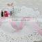 100% Polyester decoration Woven Dot Ribbon custom printed ribbon