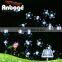 Garden flowers solar led christmas light string outdoor white
