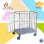 hotel kitchen furniture stainless steel tray rack meat tray trolley