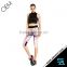 Custom Fashion Sublimation Printed Plus Size Capri Yoga Leggings for Women