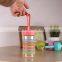 portable colorful rings tritan water bottle tea drink bottle
