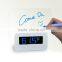 Blue Light Digital LED Message Board Alarm Clock,memo board alarm clock