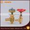 Wholesale  Brass 90 Degree Angle Valve Brass Gas Regulating Needle Valve