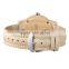 SKONE 9426 Japan movt leather band luxury tense wood watches