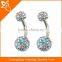 BR01683 crystal piercing navel belly ring , body jewelry manufacturer , fashion navel belly ring