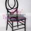 wedding Beautiful Black Chiavari Chairs , Polycarbonate Black Phoenix Chair