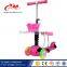 PP material best kick scooter for kids / cheap children kick scooter with music / four wheels breaststroke kick scooter