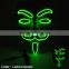 2016 Wholesale El wire light up mask/Light Up EL Mask / el wire mask with high quality                        
                                                Quality Choice