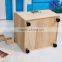 20KG with Casters Wood Rice Storage Box