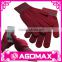 Free samples winter conductive touch glove for smartphone