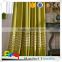 Green color Spring style design Linen cotton embroidery fabric for Curtain livingroom window place