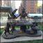 The outdoor garden decoration Figure Sculpture Park Square bronze sculpture