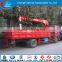 High quality crane truck high performance lift truck FAW 4x2 pick up truck