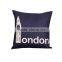 Wholesale Decorative 45*45cm Linen Cotton Cushion Cover, High Quality Square European Fashion Sofa Pillow Cases