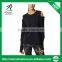 Ramax Custom Women Sport Black Crew Neck Long Sleeve Training T Shirt Tops