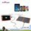 10W waterproof Foldable Solar Panel Charger with Dual USB Ports for cell phone
