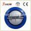Retainerless dual-plate check valves