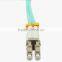 fiber optic lc connector om3 10G patch cord,lc singlemode duplex fiber optic cable patch cord for network solution