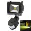Waterproof 20W PIR Infrared Body Motion Sensor LED Flood Light with Factory price