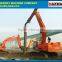 Hydraulic amphibious excavator piledriver , pile extractor, steel pipe pile machine , Model: DZJ250