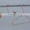 High quality aluminium top hanger, light coat hanger , aluminium coat hagner, cooper finishing clothes hanger