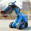 concrete mixer loader MS500 mini skid steer loader small garden loader