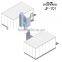 Wholesale technologically advanced JF 701 infrared type spray booth for painting and baking purpose