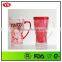 14oz double wall plastic freezer gel beer mug with handle