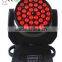 led stage beam light RGBWA/UV 6in1 36*15W LED zoom moving head light