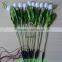 Hot selling PU tulip flower garden decoration led flower vase light