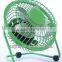 New Arrival Portable Metal Mini USB Table Fan In Metal