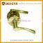 2016 High security zinc alloy satin brass finish reversible tubular privacy door handle lock set
