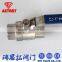 DIN M3 thread Stainless steel Fast speed floating 2pc ball valve