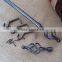Extendable Telescopic Curtain Rod, Finials & Brackets