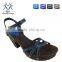 latest style sandals open toe platform high heel shoes slip back pump
