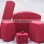 High quality PU Sewing jewelry boxes leatherette Ring box